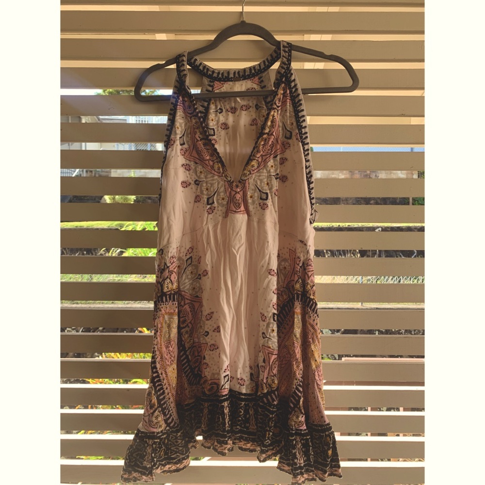 Free people plunge dress size large
